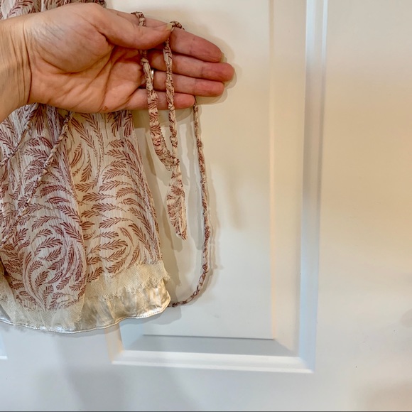 Elie Tehari Feather Silk Blouse & Camisole Set M - Picture 6 of 7